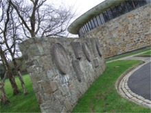 The entrance to St. Aengus Church.