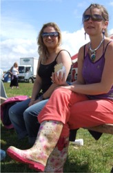 Enjoying the Inishowen Summer Gathering at Inch in 2007.